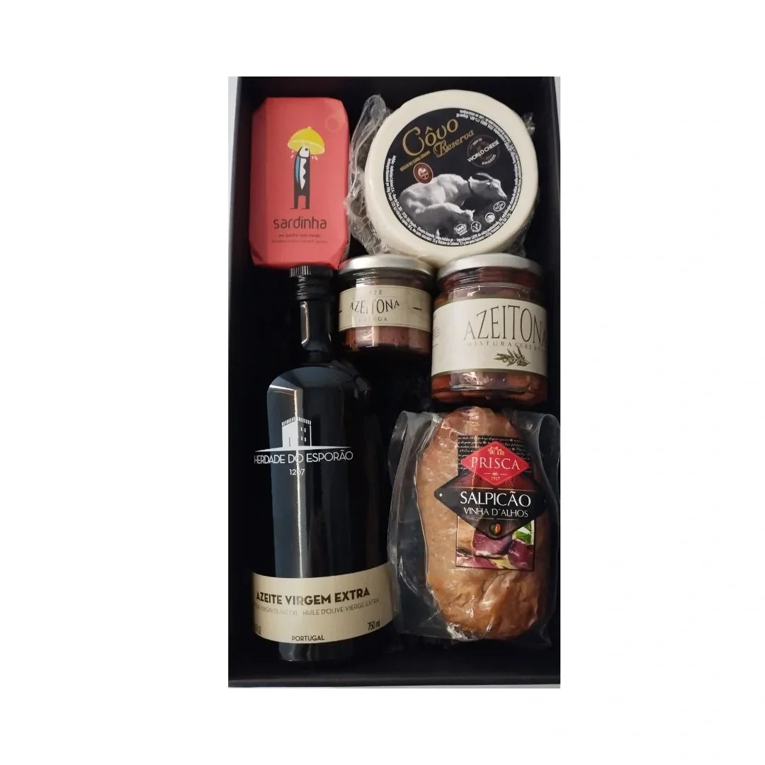 Cabaz Gourmet com Azeite e Quejo I Gourmet de Seleção