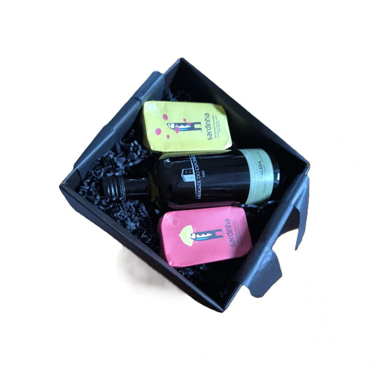 KitGS027: Azeite Esporão e Sardinhas em Azeite Picante - Sabores do Mar e da Terra