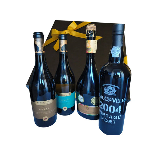 Pack02- Vinhos Reserva Dão, Porto e Espumante para Oferta de Prestígio