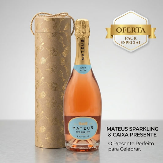 Presente com Espumante mateus rose