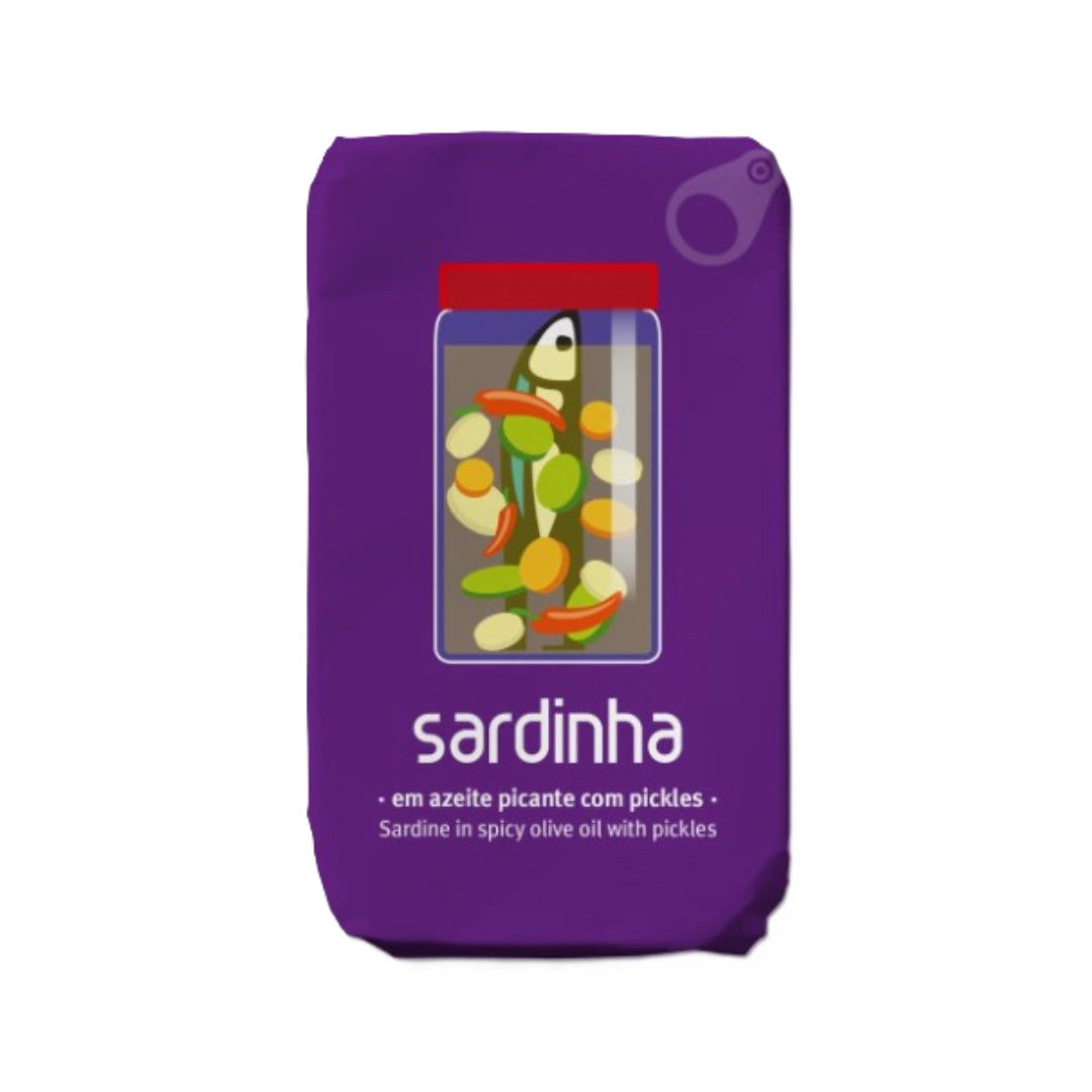 Sardinha em Azeite Picante com Pickles