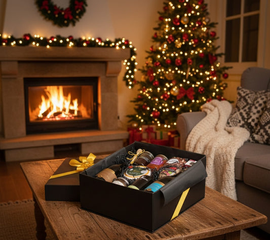 Cabaz Gourmet 3 - Quinta dos Carvalhais com Azeite, Queijo Serra e Enchidos