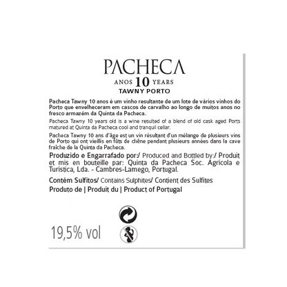Vinho do Porto Pacheca 10 Anos