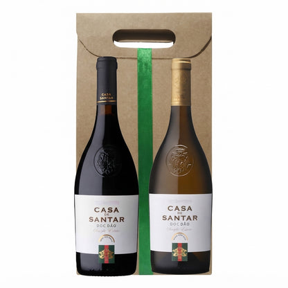 Presente com vinhos casa de Santar