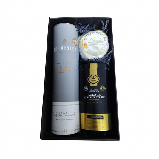 Presente de Páscoa Gourmet com Vinho do Porto e Queijo Azeitão DOP
