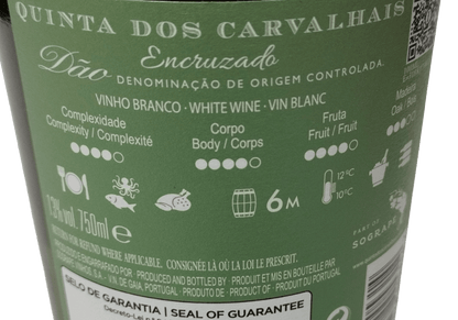 Vinho Branco Quinta dos Carvalhais ENCRUZADO - DÃO - Gourmet de Seleção