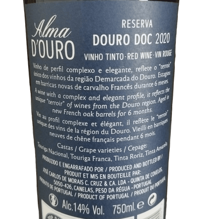 Vinho Tinto Alma D’Ouro Reserva - Gourmet de Seleção