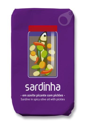 Sardinha em Azeite Picante com Pickles - A Tradição Portuguesa com um Toque de Sofisticação - Gourmet de Seleção