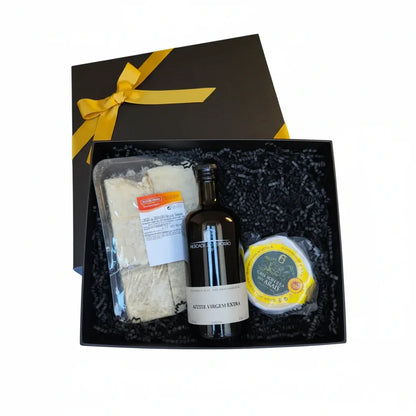 Cabaz Gourmet 2 com produtos dentro da caixa