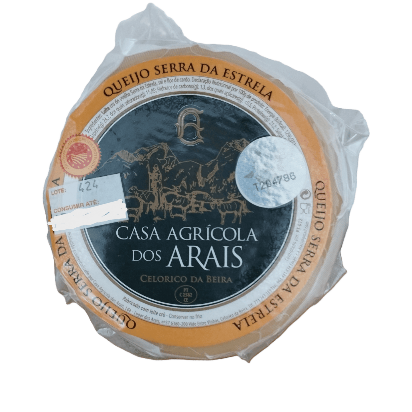 KitGS016 - Queijo Serra da Estrela DOP Amanteigado e Chouriço de Cebola - SABORES DA SERRA - Gourmet de Seleção