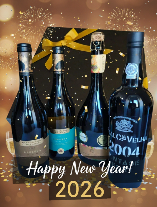 Pack02- Vinhos Reserva Dão, Porto e Espumante para Oferta de Prestígio