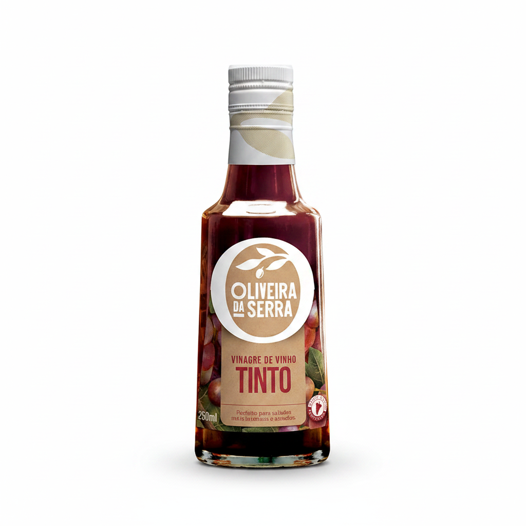 Vinagre de Vinho Tinto Oliveira da Serra para Saladas com Sabor