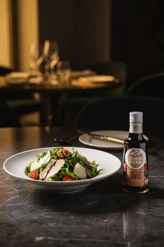 Vinagre de Vinho Tinto Oliveira da Serra para Saladas com Sabor